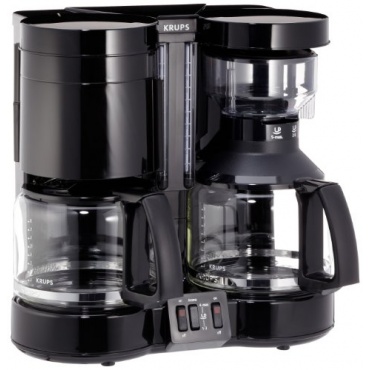 KRUPS F46442 SW KAFFEEAUTOMAT DUOTHEK PLUS Kombi-Kaffeemaschine Bild 1