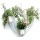 Dekorative Blumenampel HERZ Metall, 3 Krbe, 50x62 cm Bild 1