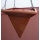 Blumenampel aus Keramik Dekor terracotta Form eckig Bild 1