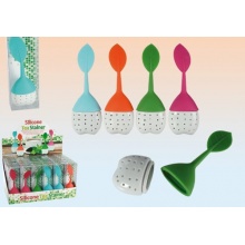 SET Silikon Tee Ei mit Keramik Sieb Teesieb Teebereiter von outoftheblue Bild 1