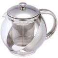 Glas Edelstahl Teekanne, ca. 750 ml Fllmenge, Teebereiter Bild 1