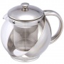 Glas Edelstahl Teekanne, ca. 750 ml Fllmenge, Teebereiter Bild 1