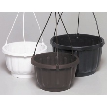 RS 1275/13409 FH Blumenampel 20 cm weiß Bild 1