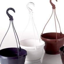 RS 13608 Blumenampel Komet 25 cm wei Bild 1