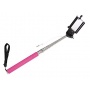 Alsino Selfiestick Selfie Stab mit Kabel pink Bild 1