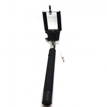 Selfie Stick mit Kabel - in drei Farben (Schwarz) Bild 1