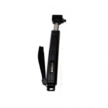 Bluetooth Selfie Stick mit Zoomfunktion in drei Farben Schwarz Bild 1