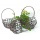 Korb Avis Eisen Blumenampel  - Lnge 30cm Bild 1