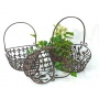 Korb Avis Eisen Blumenampel  - Lnge 30cm Bild 1
