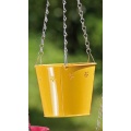 Boltze Blumenampel Sol Metall gelb D 18 cm Bild 1