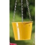Boltze Blumenampel Sol Metall gelb D 18 cm Bild 1