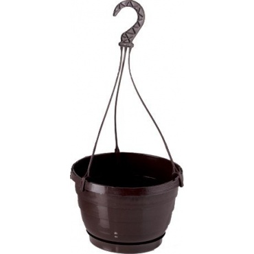 RS 11618 Blumenampel Komet 25 cm braun Bild 1