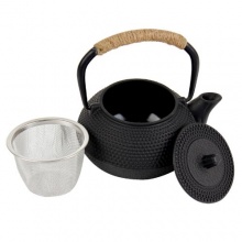 Asiatische Edel Teekanne mit Teesieb 0,35 Liter Gusseisen von 4wandtraum Bild 1
