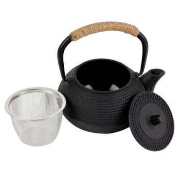 Asiatische Edel Teekanne mit Teesieb 0,35 Liter Gusseisen von 4wandtraum Bild 1