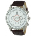 Constantin Durmont Herren Aerotec Analog Quarz CD-AERO-QZ-LT-STST-WH Bild 1