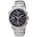 Seiko Herren XL Chronograph Quarz Edelstahl SSC075P1 Bild 1