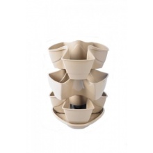 Blumenampel Coubi anthrazit/beige Bild 1