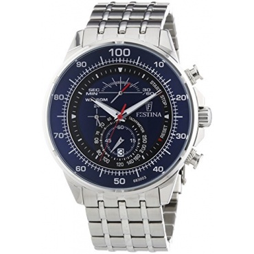 Festina Herren XL Chronograph Quarz Edelstahl F6830/3 Bild 1