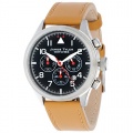 James Tyler Herren Quarz Chronograph mit Lederarmband, JT706-5 Bild 1