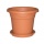 Blumentopf rund d 40 cm h 29,5 cm inkl. Untersetzer Bild 2
