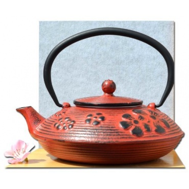 Teekessel aus Gusseisen in japanischem Stil Tetsubin, 0,8 l, Gifts of the Orient Bild 1