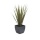 2,9 Liter Blumentopf quadratisch grau Glanz h-150 Bild 3