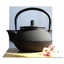Teekessel, Gusseisen, japanischer Stil Tetsubin, 0,3 l, Gifts of the Orient Bild 1