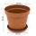 Blumentopf rund d 11 cm h 9 cm inkl. Untersetzer Bild 2