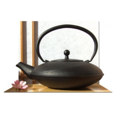 Tetsubin, Teekessel Linien-Design, Gusseisen, 1l, Gifts of the Orient Bild 1