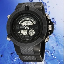 OrrOrr OHSEN Sportuhr LED Digitaluhr LCD Herren Gummi schwarz Bild 1