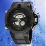 OrrOrr OHSEN Sportuhr LED Digitaluhr LCD Herren Gummi schwarz Bild 1