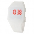 Touch Screen LED Digital Sportuhr Silikon Herren Uhr Wei Bild 1