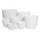 Groer 55 Liter Blumentopf XXL Coubi Serie Weiss  500 Bild 3
