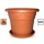 Blumentopf rund d 35 cm h 26 cm inkl. Untersetzer Bild 1