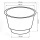 Riesiger Blumenkbel Blumentopf H 50,5 cm Bild 5