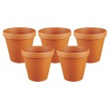 Spang Blumentopf auen  9,1cm, innen  8,2cm (5 Stck) Bild 1