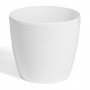weisser 1 Liter Blumentopf  120 mm Bild 1