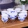 Ufing Jingdezhen Blumen und Vogel Glasiertes Teeservice Bild 1