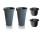 2er Set XL Flower Tower Anthrazit Bild 1