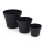 0,6 Liter Blumentopf schwarz Hhe 10 cm bertopf Bild 4