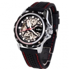 WLM Militr mechanische automatische Skeleton Mnner Schwarz Bild 1
