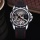 WLM Militr mechanische automatische Skeleton Mnner Schwarz Bild 2