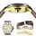 Orkina Herren-Armbanduhr Leder mechanisches KC112GB Bild 3