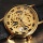 Herren Wunderschne Ultra-dnne goldige Uhr Armbanduhr Bild 4