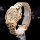 LZX Gentleman Herren Goldene Stahl automatische Luxus-Uhren Bild 4