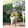 Blumentopf  Eule aus Metall - grau - Hhe 52 cm Bild 1