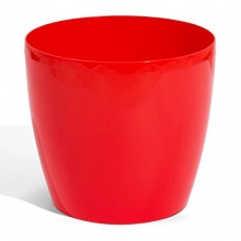 3,5 Liter Blumentopf bertopf Coubi Serie rot  190 mm Bild 1