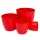 3,5 Liter Blumentopf bertopf Coubi Serie rot  190 mm Bild 4