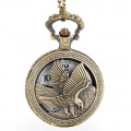 YESURPRISE Uhr Bronze Herren Quarzuhr Unisex Adler Bild 1