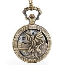 YESURPRISE Uhr Bronze Herren Quarzuhr Unisex Adler Bild 1